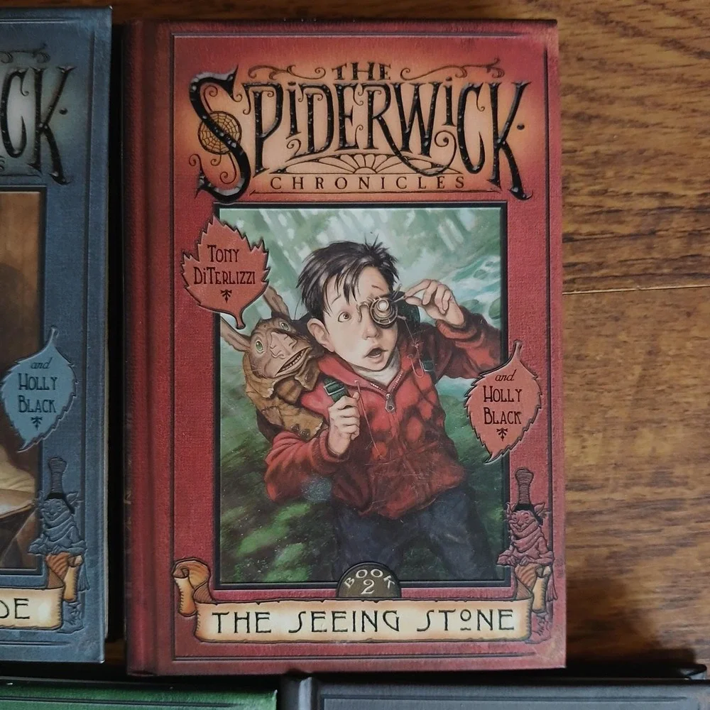 The Spiderwick Chronicles 1-5 Complete Set Lot Tony DiTerlizzi HC Books 2003 Vtg